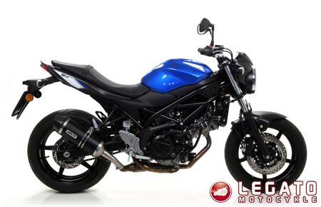 Tłumik końcowy Arrow Race-Tech Aluminium Black Suzuki SV 650 2016-2017