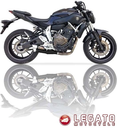 Tłumik końcowy Ixil Dual Hyperlow Black Yamaha MT-07 2014-2016