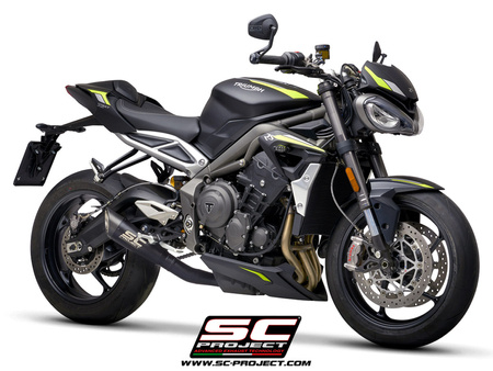 Tłumik końcowy SC Project S1 Titanium Triumph Street Triple 765 2017-2019