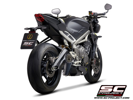 Tłumik końcowy SC Project S1 Titanium Triumph Street Triple 765 2017-2019