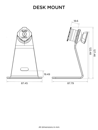 Uchwyt biurkowy Quad Lock® - V2