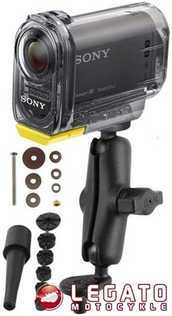 Uchwyt do kamer Sony Action Cam & Sony Action Cam z Wi-Fi® montowany w trzon widelca w motocyklu