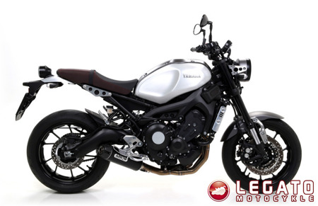 Układ wydechowy Arrow Jet-Race Black z homologacją Yamaha XSR 900 2016-2017