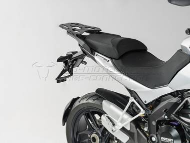 ZESTAW KUFRÓW BOCZNYCH TRAX ADV I STELAŻY SW-MOTECH MULTISTRADA 1200/S (10-14), SILVER 37/37L