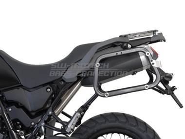 ZESTAW KUFRÓW BOCZNYCH TRAX ADV I STELAŻY SW-MOTECH YAMAHA XT 660 Z TENERE (07-16), SILVER 37/37L