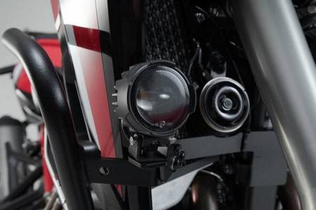 ZESTAW LAMP PRZECIWMGŁOWYCH EVO HONDA CRF1000L/CRF1100L MOCOWANE NA CRASH BAR BLACK SW-MOTECH