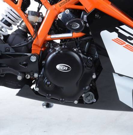 ZESTAW OSŁON SILNIKA RG RACING KTM RC390 17- (2 CZĘŚCI) BLACK