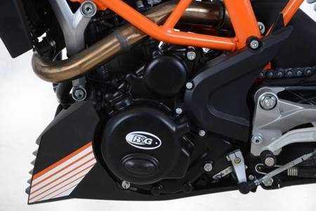 ZESTAW OSŁON SILNIKA RG RACING KTM RC390 17- (2 CZĘŚCI) BLACK