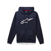 BLUZA Z KAPTUREM NA ZAMEK ALPINESTARS AGELESS II NAVY/WHITE