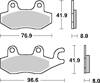 SBS KLOCKI HAMULCOWE 638DC RACING DUAL CARBON, KOLOR CZARNY, KAWASAKI