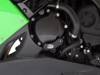 SLIDERY SILNIKA RG RACING KAWASAKI ZX10-R 08-, LEWA STRONA BLACK