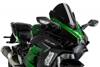 Szyba sportowa PUIG do Kawasaki Ninja H2 SX 22-24 Czarny (N) 21714N